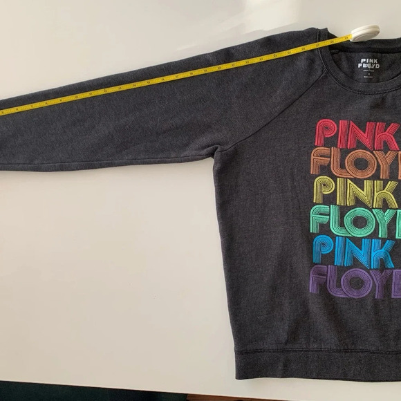 Lucky Brand Pink Floyd Dark Heather Grey Crewneck Sweatshirt Size M - Picture 11 of 13